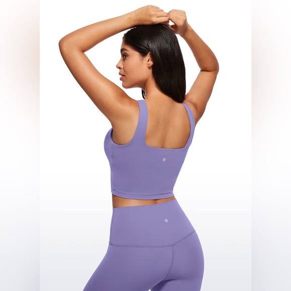 Butterluxe Square Neck Build-in Bra Tanks - Picture 2 of 6